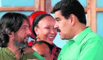 Alfredo Serrano Mancilla charla con Nicolás Maduro