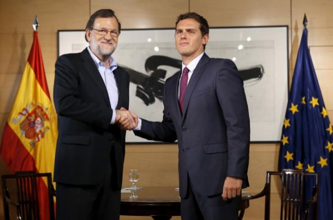 Mariano Rajoy y Albert Rivera