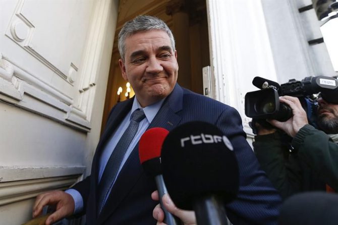 El ministro de Defensa belga, Steven Vandeput.