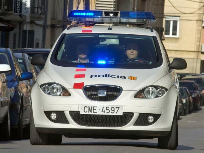 Un coche de los Mossos d'Esquadra. 