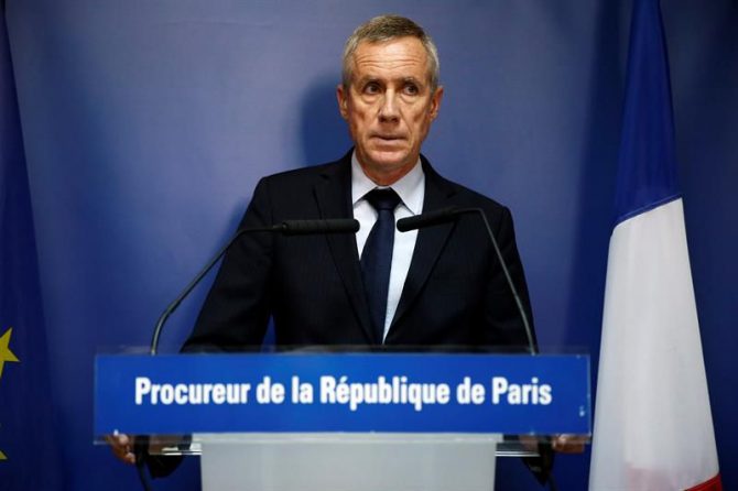 El fiscal de París que dirige en Francia la acción judicial antiterrorista, François Molins.