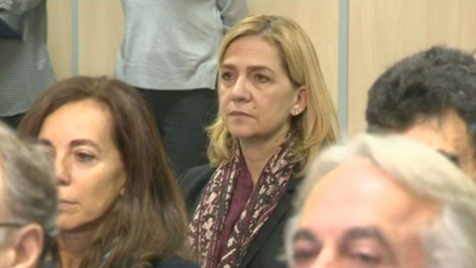 La infanta Cristina.