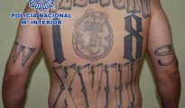 Fotografía facilitada por la Policía Nacional, de uno de los líderes de la banda salvadoreña Mara 18, conocido como "El Mexicano", que ha sido detenido en Leganés (Madrid) gracias a la colaboración de los servicios policiales de Honduras y El Salvador.