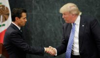 Donald Trump y el presidente mexicano, Enrique Peña Nieto.