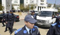 Policías marroquíes.