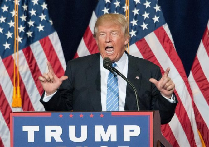 Donald Trump, candidato presidencial republicano.