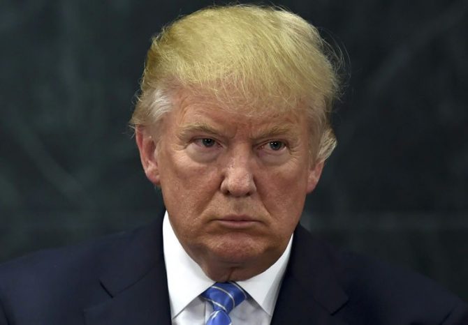El candidato presidencial republicano, Donald Trump, en Ciudad de México el 31 de agosto de 2016