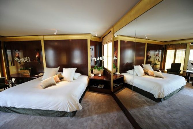 Una habitación del hotel Park Hyatt Paris-Vendome el 12 de mayo de 2011 en la capital francesa