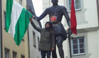 Estatua de Don Juan de Austria en Ratisbona (Alemania) atacada en 2013 por un marroquí