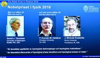 Thouless, Haldane y Kosterlitz, premiados con el Nobel de Física