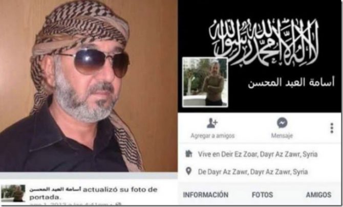 Osama Abdul Mohsen, celebrado como un “muyahidin” en su Facebook.