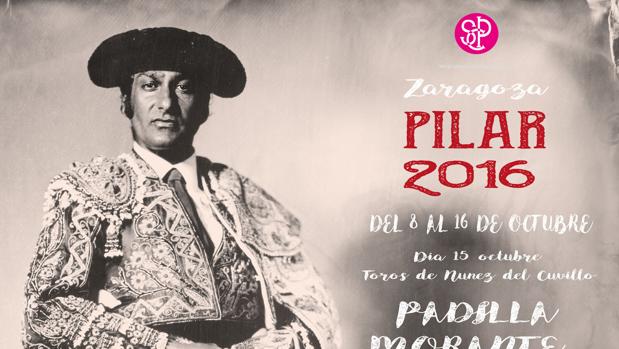 Cartel publicitario de la Feria del Pilar