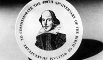 Medalla conmemorativa del dramaturgo británico William Shakespeare.