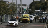 Fuerzas de seguridad israelíes tras el tiroteo