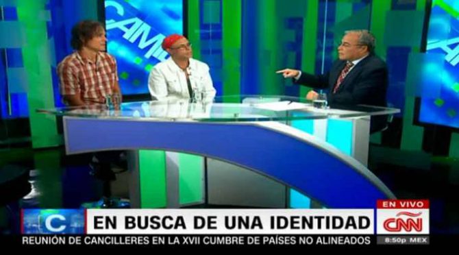 Paul y Maritza entrevistados por Camilo Egaña. Foto: Captura de video / CNN en Español.