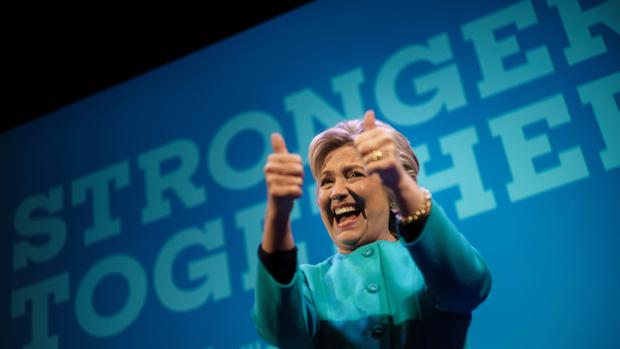 Hillary Clinton, durante un acto de recaudación de fondos en Seattle