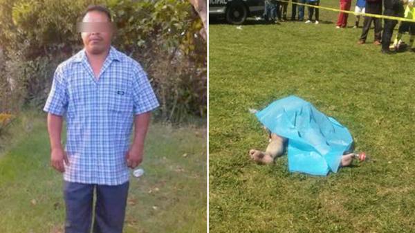 El futbolista se dio a la fuga después de ver que el árbitro había muerto