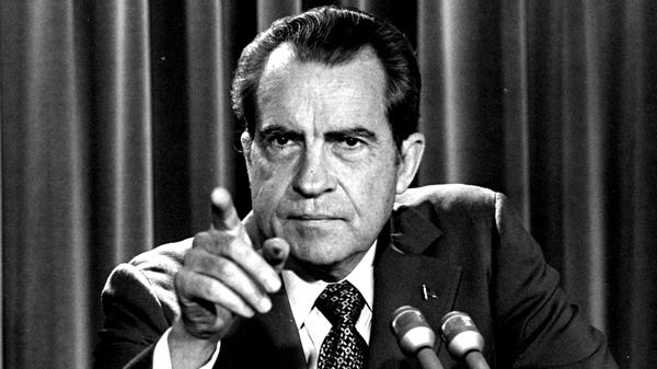 El ex presidente de los Estados Unidos, Richard Nixon