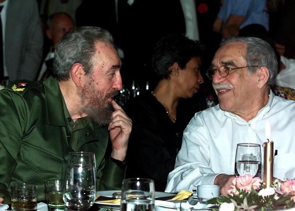 Marzo, año 2000, junto a Gabriel García Márquez