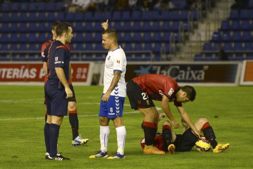 El jugador del Tenerife 'Vitolo', en un encuentro disputado contra el Mallorca.