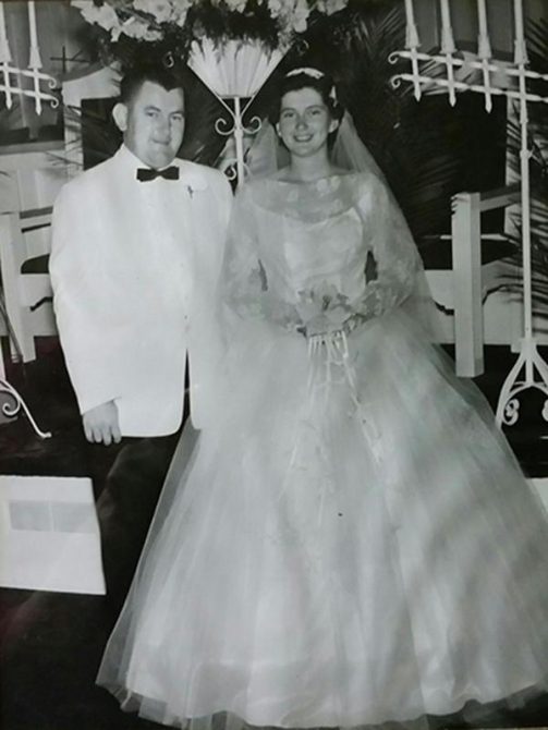 El día de la boda entre Don y Margaret 