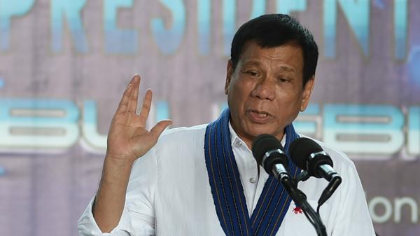 El presidente filipino, Rodrigo Duterte 