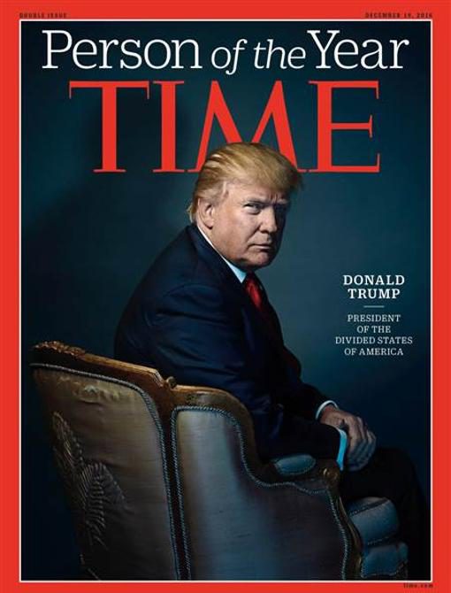 La portada de la revista «Time», con Donald Trump como persona del año- TIME