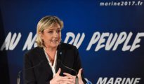 Le Pen es favorita en los sondeos de la primera vuelta de las próximas elecciones presidenciales en Francia
