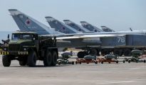 Bombarderos Su-24 “Fencer” en un aeródromo sirio