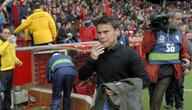 Joan Francesc Ferrer 'Rubi', al inicio del partido liguero ante el Alavés.
