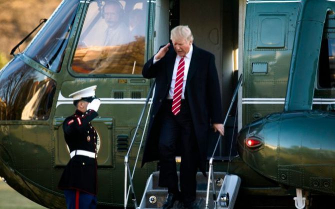 El presidente de EEUU, Donald Trump