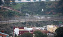 La valla entre Marruecos y Ceuta