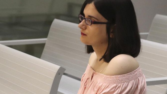 La tuitera Cassandra, la semana pasada en la Audiencia Nacional