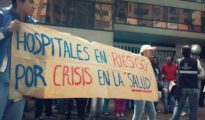 Una protesta en un hospital venezolano por la falta de insumos