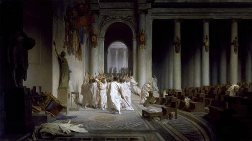 Muerte de César, de Jean-Léon Gérôme, 1867