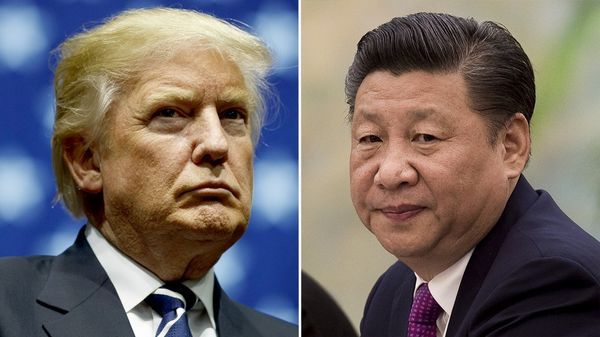 El presidente estadounidense, Donald Trump, y su homólogo chino, Xi Jinping