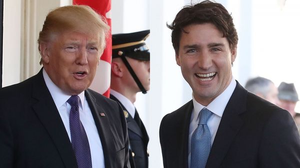 Donald Trump y Justin Trudeau
