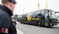 El autobús del Borussia Dortmund.