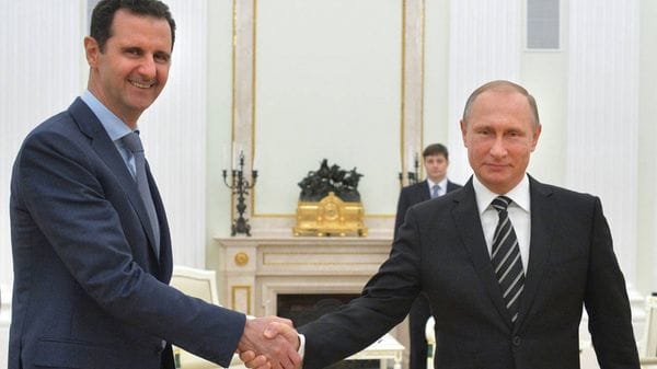 Vladimir Putin y Bashar al Assad