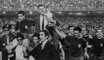Eurocopa de fútbol de 1964. España se impuso en la final a la Unión Soviética.