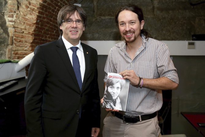 Iglesias y Puigdemont