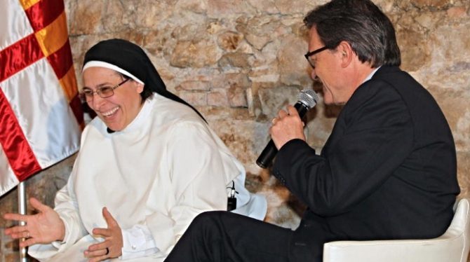 Lucía Caram y Artur Mas.