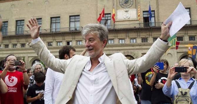 Pedro Santisteve, elegido alcalde de Zaragoza