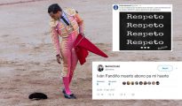 La Policía Nacional pide respeto en internet ante los salvajes comentarios vertidos contra Iván Fandiño tras su trágica muerte en una plaza de toros.
