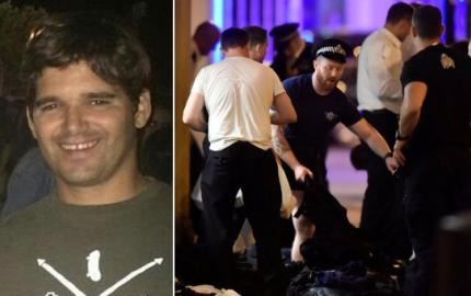 Ignacio Echeverría, de 39 años, fue visto en el suelo tras defender a una mujer con un monopatín