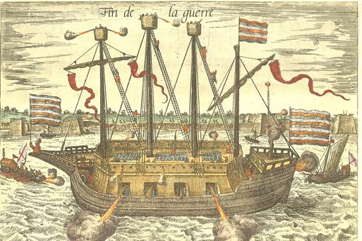 Ilustración del barco «El Fin de la Guerra»- Rijksmuseum Amsterdam