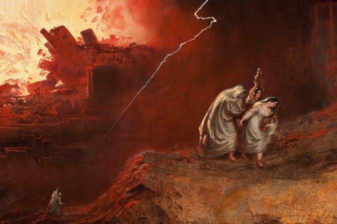 John Martin: La destrucción de Sodoma y Gomorra, 1832