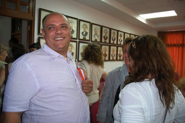 El alcalde de Jalón, Joan Miquel Garcés Font