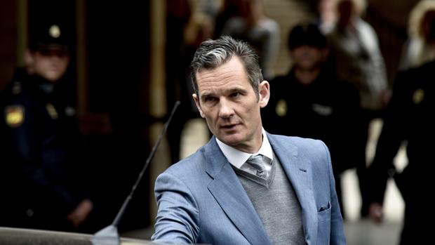 Iñaki Urdangarín a su salida de la Audiencia de Palma