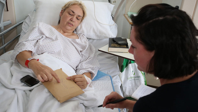 Ingrid tiene ante sí un largo periodo de recuperación.